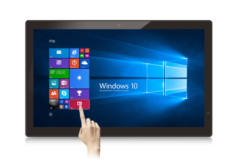 Displayuri touchscreen profesionale - Display LED 21.5" Touch ELC THD2151 negru fără sistem operare EVOBOARD, Full HD 1920 x 1080, 250 cd/m², contrast 1000:1, indoor