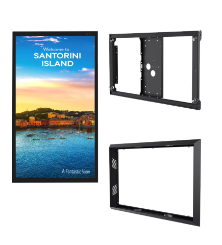 Displayuri outdoor profesionale pentru exterior - Display outdoor perete LG 49XE4F si sistem prindere Vogels 49XE4F-POW1601-POA9601, 49 inch, 4000 cd/m²