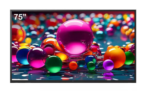 Displayuri profesionale pentru digital signage - Display profesional 75" LG 75UH7Q-E, 4K UHD 3840 x 2160, 700 cd/m², 24/7, webOS 8.0, peisaj/portret, contrast 1200:1, negru