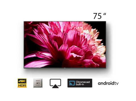 Displayuri profesionale pentru digital signage - Display profesional 75" Sony Bravia FW-75EZ20L Apple AirPlay/Chromecast încorporat, 4K UHD 3840 x 2160, 350 cd/m², 16/7, Android, peisaj/portret, contrast 1200:1, indoor