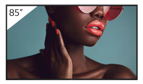 Displayuri profesionale pentru digital signage - Display profesional 85" Sony Bravia FW-85BZ40L AirPlay/Chromecast, 4K UHD 3840 x 2160, 700 cd/m², 24/7, Android, peisaj/portret, contrast 6000:1