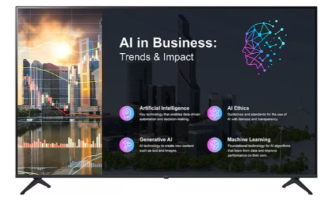 Displayuri profesionale pentru digital signage - Display profesional 86" LG 86PK640S0LA WiFi HDMI RJ45, 300 cd/m², 16/7, webOS 25