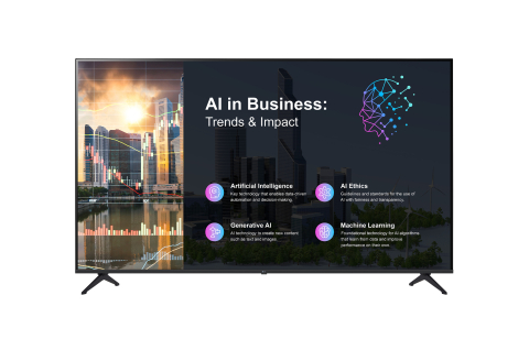 Displayuri profesionale pentru digital signage - Display profesional LG 65PK640S pentru digital signage, 65 inch, 4K UHD 3840 x 2160, 300 cd/m², 16/7, webOS 25, contrast 1200:1, indoor