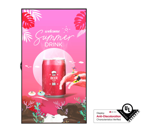 Displayuri profesionale pentru digital signage - Display profesional Window Facing 75" LG 75XS4P-B, 2840 x 2160, 4000 cd/m², 24/7, webOS 6.0, peisaj/portret, contrast 1200:1