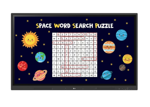 Displayuri interactive profesionale pentru educație și săli de ședințe - Display - Tablă interactivă 65" multi touch LG 65TR3DK-B.MUEQ, 4K UHD 3840 x 2160, Android 11, 440 cd/m², HDMI/USB-C/Wi-Fi, VESA 600 x 400 mm