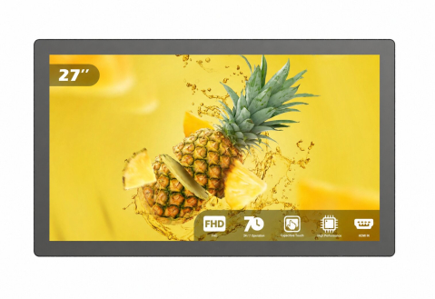Displayuri touchscreen profesionale - Display Touch EvoBoard 27" HDMI IN fără OS model TP-270B, Full HD 1920 x 1080, 260 cd/m², 24/7, contrast 1200:1, indoor