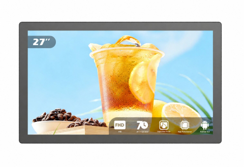 Displayuri touchscreen profesionale - Display Touch EvoBoard 27" Lango 6760 4 GB RAM + 64 GB model TP-270BD-6760, Full HD 1920 x 1080, 260 cd/m², 24/7, Android 14, peisaj/portret, contrast 1200:1