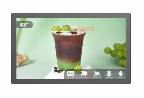 Displayuri touchscreen profesionale - Display Touch EvoBoard 32" Lango 6760 4 GB RAM + 64 GB model TP-320BD-6760, Full HD 1920 x 1080, 260 cd/m², 24/7, Android 14, peisaj/portret, contrast 1200:1