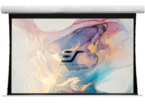 Videoproiecție: videoproiectoare, ecrane și accesorii - Ecran de proiectie electric tensionat Elitescreens SKT100XHW-E24 drop 60cm, format 16:9, Pânză MaxWhite, 1.1 gain