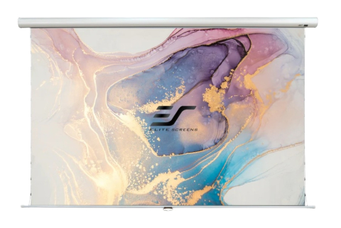 Videoproiecție: videoproiectoare, ecrane și accesorii - Ecran de proiectie manual tensionat EliteScreens MT101XH2-CLR5-E8 perete/tava Top-Drop 20cm, 224 x 126 cm, format 16:9, Pânză ALR/CLR 5 (ambient light rejecting)
