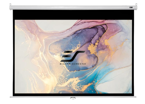 Videoproiecție: videoproiectoare, ecrane și accesorii - Ecran de proiectie perete/tavan manual EliteScreens M100XWH-E24, format 16:9, Pânză MaxWhite, 1.1 gain, perete sau tavan, alb