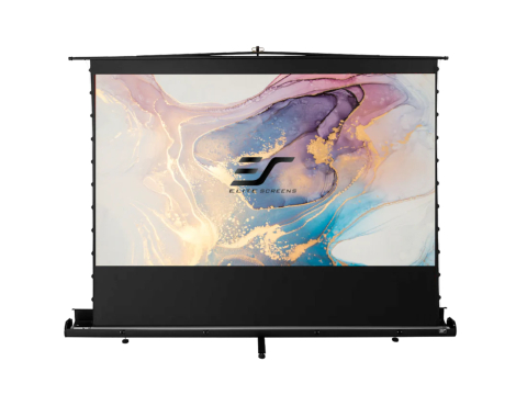 Videoproiecție: videoproiectoare, ecrane și accesorii - Ecran de proiectie portabil tensionat Pull Up EliteScreens ezCinema FT113UH-C4D, 250 x 141 cm, format 16:9, Pânză ALR (ambient light rejecting), de podea (portabil)