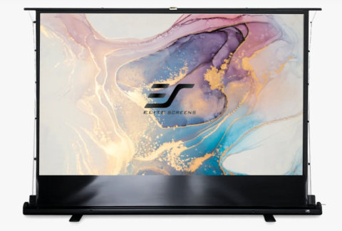 Videoproiecție: videoproiectoare, ecrane și accesorii - Ecran de proiectie portabil tensionat Pull Up EliteScreens ezCinema Plus FT80XWH format - TG26, 178 x 100 cm, format 16:9, Pânză MaxWhite, 1.1 gain, de podea (portabil)