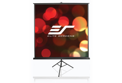 Videoproiecție: videoproiectoare, ecrane și accesorii - Ecran de proiectie trepied EliteScreens T113NWS1 + <font color="red" > Cadou geanta transport </font>, alb