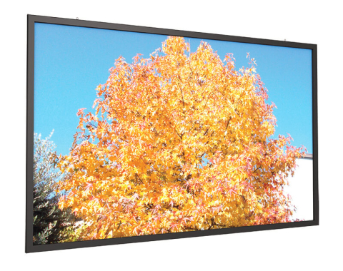 Ecrane de proiecție electrice, fixe, manuale și portabile - Ecran proiectie cu rama fixa de perete FLATMAX Screenint, 246", 500 x 375 cm, format 4:3