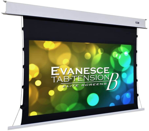 Videoproiecție: videoproiectoare, ecrane și accesorii - Ecran proiectie electric incastrabil in tavan Tensionat EliteScreens Evanesce ETB120HW2-E8, format 16:9, Pânză CineWhite, încastrat în tavan