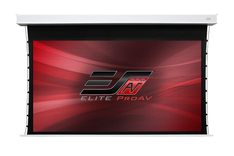 Videoproiecție: videoproiectoare, ecrane și accesorii - Ecran proiectie electric incastrabil in tavan Tensionat EliteScreens Evanesce ITE106HW3-E24, format 16:9, Pânză CineWhite, 1.1 gain, încastrat în tavan