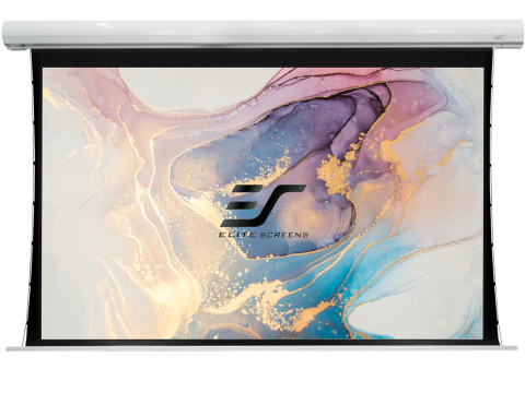 Videoproiecție: videoproiectoare, ecrane și accesorii - Ecran proiectie electric tensionat Elitescreens Saker SKT120XH-CLR-E12 ALR ULTRA SHORT, Pânză ALR (ambient light rejecting)