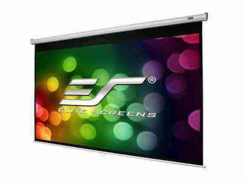 Videoproiecție: videoproiectoare, ecrane și accesorii - Ecran proiectie manual perete/tavan EliteScreens M135XWH2, 299 x 168 cm, format 16:9, Pânză MaxWhite, 1.1 gain, perete sau tavan