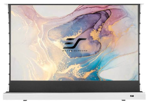 Videoproiecție: videoproiectoare, ecrane și accesorii - Ecran proiectie podea Pull Up Electric EliteScreens Kestrel FTE121XH2-CLR ALR ULTRA, 268 x 151 cm, format 16:9, Pânză ALR (ambient light rejecting), de podea (portabil)