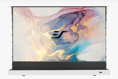Videoproiecție: videoproiectoare, ecrane și accesorii - Ecran proiectie podea Pull Up Electric tensionat EliteScreens Kestrel FTE101XH2-CLR ALR ULTRA, 224 x 126 cm, format 16:9, Pânză ALR (ambient light rejecting)