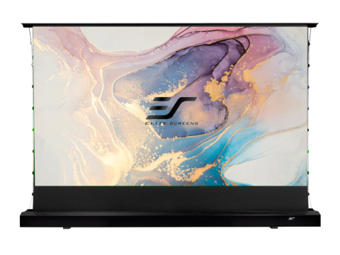 Videoproiecție: videoproiectoare, ecrane și accesorii - Ecran proiectie podea Pull Up Electric tensionat EliteScreens Kestrel FTE80UH3-CLR5 proiectie UST, Pânză ALR/CLR 5 (ambient light rejecting), de podea (portabil)