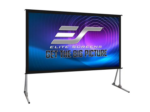 Videoproiecție: videoproiectoare, ecrane și accesorii - Ecran proiectie portabil FRONT EliteScreens Yard Master 2 OMS135H2, 299 x 168 cm, format 16:9, 0.8 gain, de podea (portabil)