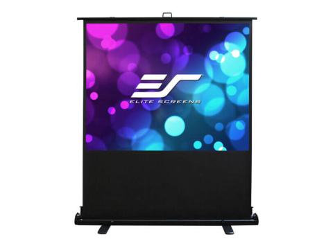 Videoproiecție: videoproiectoare, ecrane și accesorii - Ecran proiectie portabil Pull Up EliteScreens ezCinema2 F107XWH2 format - TG26, format 16:9, Pânză MaxWhite, 1.1 gain, de podea (portabil)