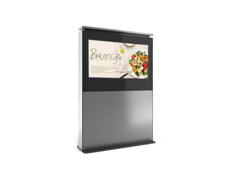 Kiosk și totem digital pentru interior și exterior - Kiosk / Totem Indoor 32" - ZL ZLH32N-SBB cu Display LED 32" Profesional LG 32SM5J-B