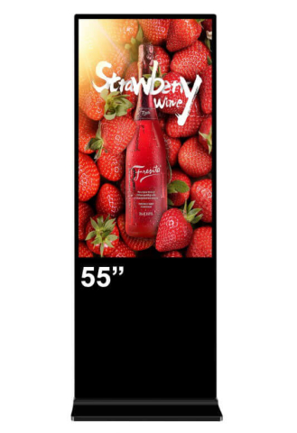 Kiosk și totem digital pentru interior și exterior - Kiosk / Totem Indoor 55" - EVOBOARD display 55"