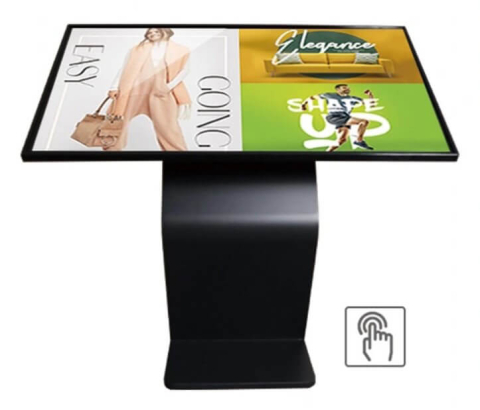 Kiosk și totem digital pentru interior și exterior - Kiosk / Totem Indoor Touch IR 49" - EVOBOARD stand cu IR touch si display 49"