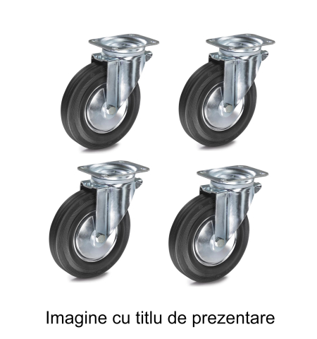 Accesorii pentru kiosk-uri și totemuri digitale - Kit 4 roti pentru totem interior EVOBOARD