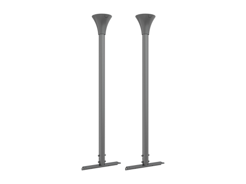 Accesorii - Kit de montare podea-tavan Multibrackets MB-1645, compatibil 49" - 65", oțel, negru