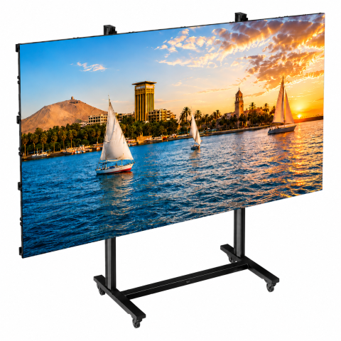 Module LED pentru ecrane video de interior - LG LED Tiles interior LSBC026 3 m x 2 m cu stand mobil Vogel's si controller, pixel pitch P2.6 mm, 1000 cd/m²