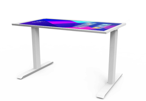 Displayuri touchscreen profesionale - Masă interactivă de 43" cu touch EVO School 1.2GHz EVOBOARD, 4K UHD 3840 x 2160, Android 14, 350 cd/m², HDMI/USB-C/LAN