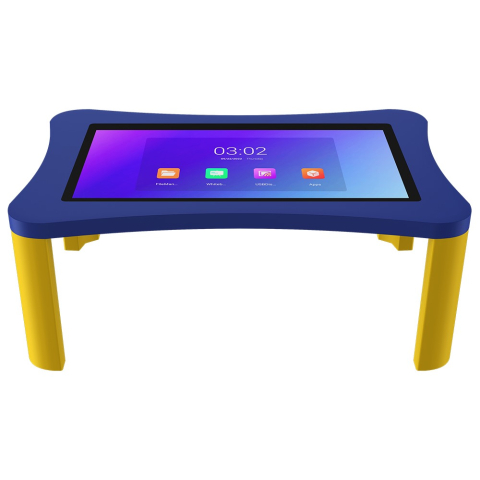 Displayuri touchscreen profesionale - Masă interactivă detașabilă 43" cu touch EVO Kindergarten EVOBOARD, 4K UHD 3840 x 2160, Android 14, 300 cd/m², HDMI/LAN