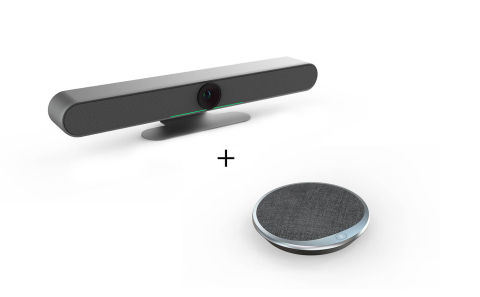 Sisteme videoconferință - Pachet videoconferinta cu Camera videoconferinta All-in-one EVO-4K-ConferenceBar+ si Microfon XT-ConferenceBar+, 6 microfoane, LAN