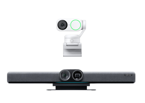 Sisteme videoconferință - Pachet videoconferință Insta360 Connect + 1x Link 2 alb - AI pentru săli medii și mari, 4K UHD 3840 x 2160