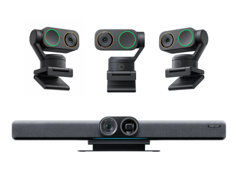 Sisteme videoconferință - Pachet videoconferință Insta360 Connect + 3x Link 2 negru - AI pentru săli medii și mari, 4K UHD 3840 x 2160