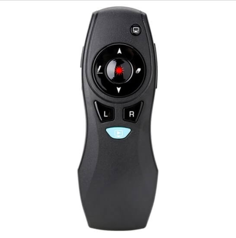 Accesorii pentru videoproiectoare: lămpi, lentile, suporturi - Presenter laser KY-LP-A3 + Air mouse + Telecomanda Blackmount, Wi-Fi