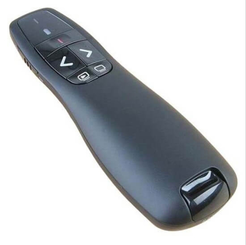 Accesorii pentru videoproiectoare: lămpi, lentile, suporturi - Presenter wireless KY-LP180 2.4 G USB Blackmount, Wi-Fi