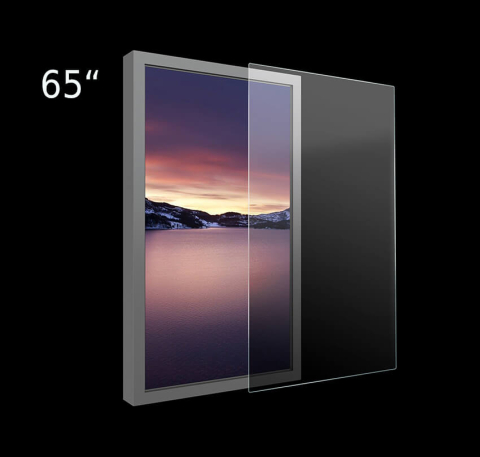 Accesorii - Protectie plexiglass pentru carcase de 65" Multibrackets MB-4912 transparent, 2.075 kg