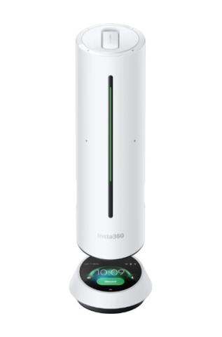 Speakerphone-uri și microfoane pentru videoconferință - Speakerphone omnidirectional Insta360 Wave Full-duplex Audio AI recorder 12 ore, 8 microfoane, captare voce 5 m, cod Wave01