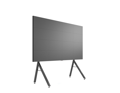 Standuri și suporturi pentru videowall și displayuri mari - Stand de podea Multibrackets MB-7166 pentru LG PPDS 136", otel, aluminiu, plastic, negru