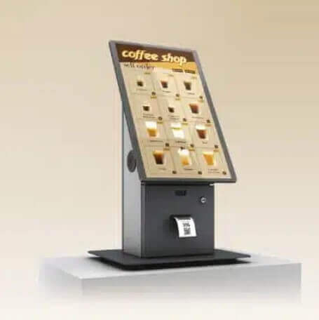 Kiosk self-service cu imprimantă termică și cititor de coduri - Stand Desktop Self service BS BSC 21-32" fără hardware