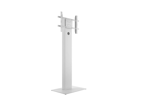 Kiosk și totem digital pentru interior și exterior - Stand kiosk pentru display/touchscreen 32"-65" Multibrackets MB-7364, indoor, oțel / acoperire cu pulbere, peisaj/portret, alb