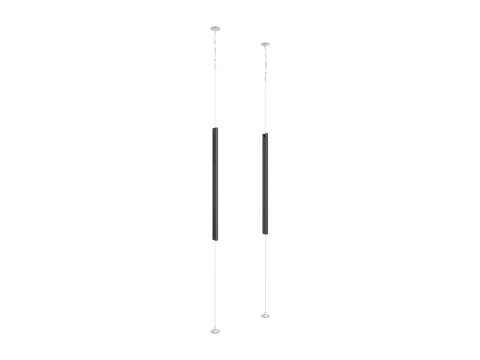 Accesorii - Suport LCD de Interior pe fir podea-tavan Multibrackets MB-8465 pt.Samsung LH46OMN-D 46", compatibil 46", max. 30 kg, oțel, plastic, negru
