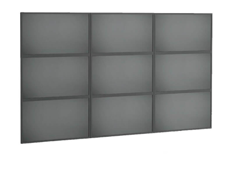 Displayuri videowall și soluții de perete video - Suport VideoWALL Vogel's 3x3 cu fixare pe perete