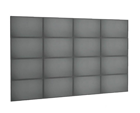 Displayuri videowall și soluții de perete video - Suport VideoWALL Vogel's 4x4 cu fixare pe perete, max. 80 kg
