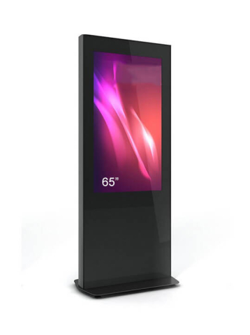 Kiosk și totem digital de interior - Totem de interior Z01 Z01V65N-BBB sticlă frontală securizată, compatibil 65"